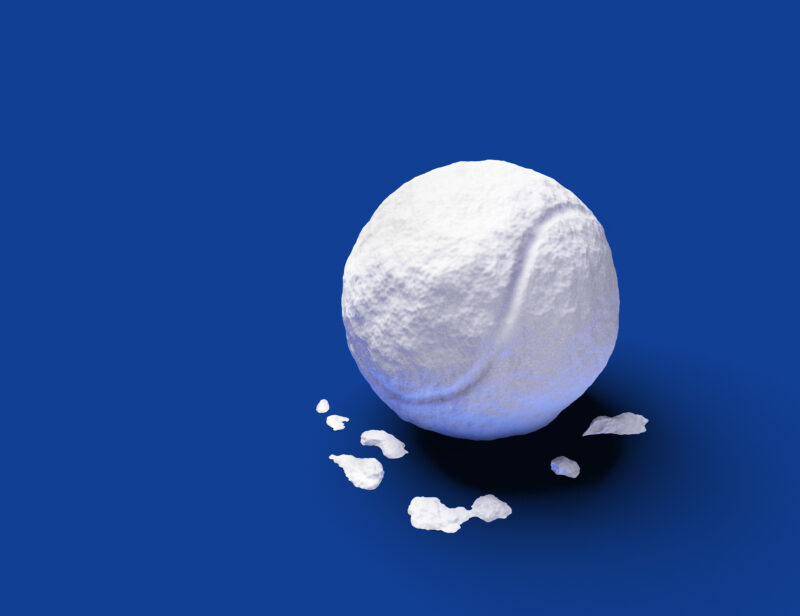 Snow Tennisball
